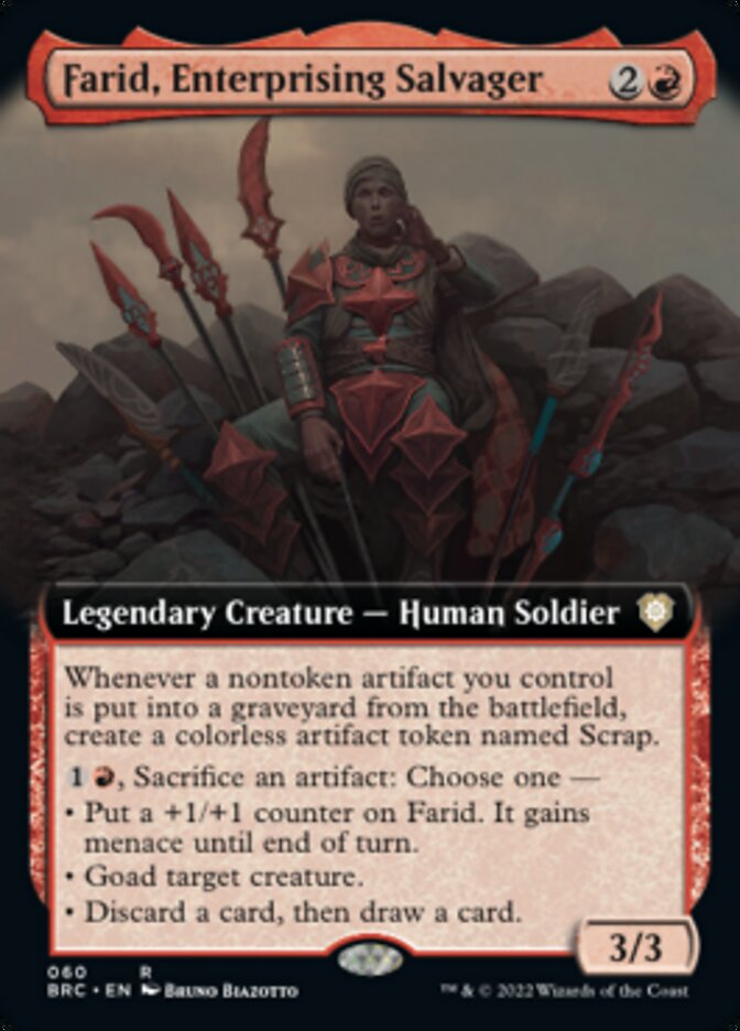 Farid, Enterprising Salvager (Extended Art) [The Brothers' War Commander] | Gear Gaming Bentonville