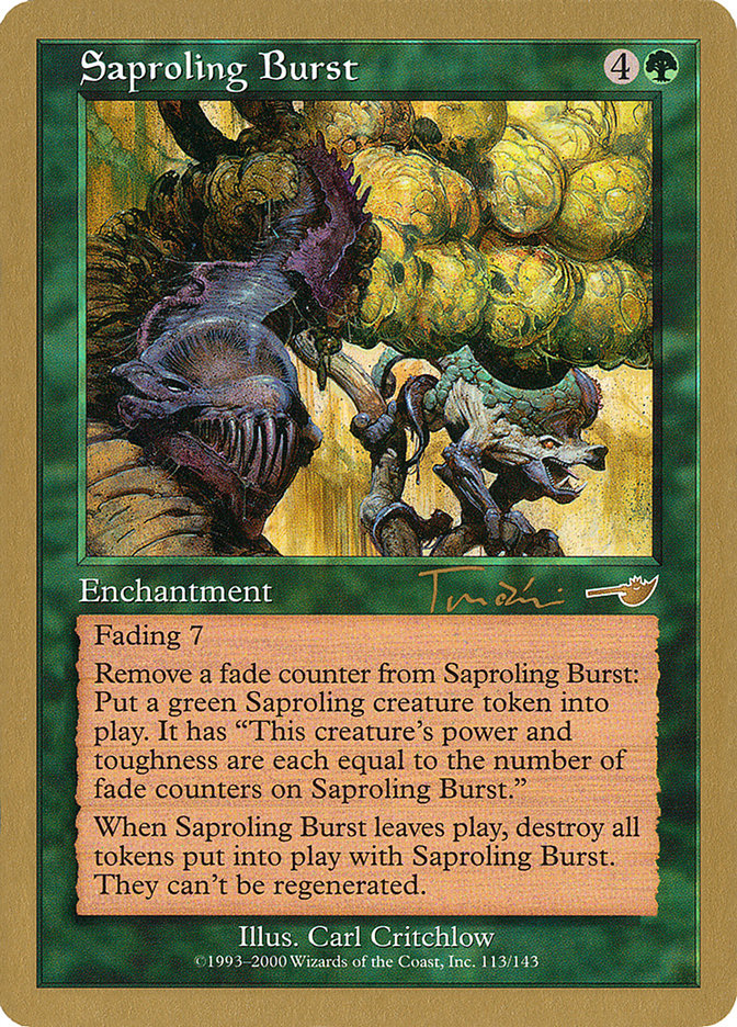 Saproling Burst (Jan Tomcani) [World Championship Decks 2001] | Gear Gaming Bentonville