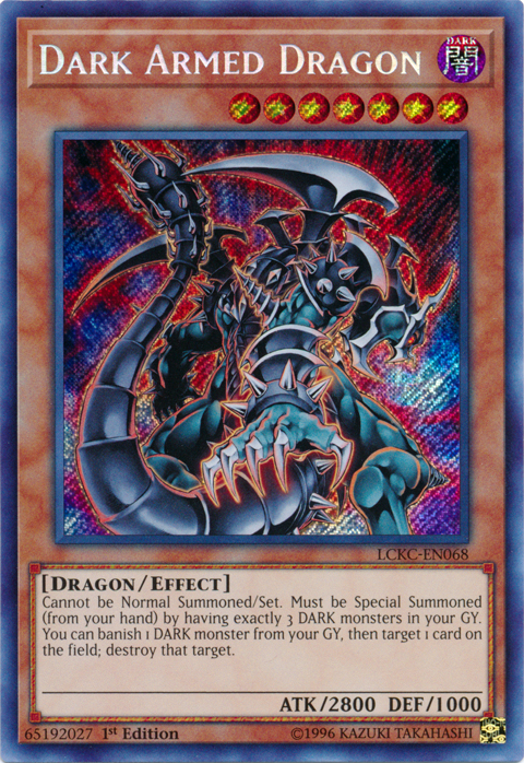 Dark Armed Dragon [LCKC-EN068] Secret Rare | Gear Gaming Bentonville