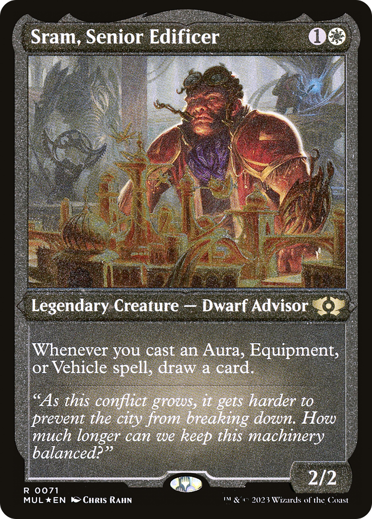 Sram, Senior Edificer (Foil Etched) [Multiverse Legends] | Gear Gaming Bentonville