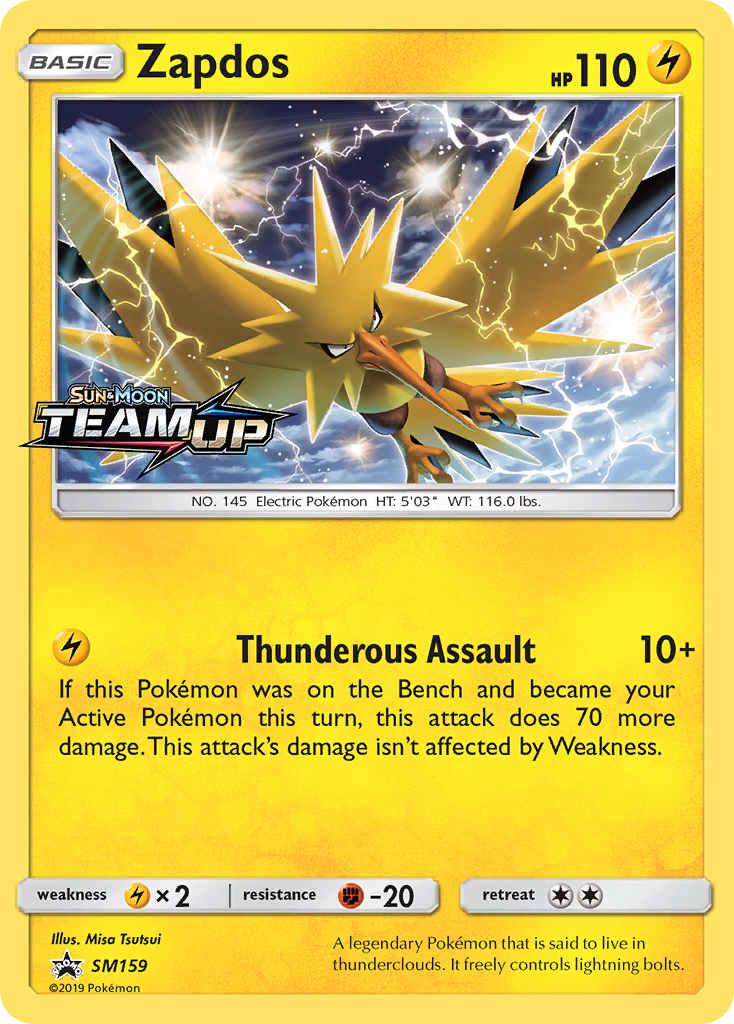 Zapdos (SM159) [Sun & Moon: Black Star Promos] | Gear Gaming Bentonville