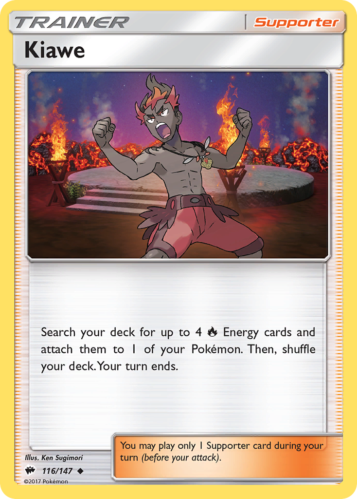 Kiawe (116/147) [Sun & Moon: Burning Shadows] | Gear Gaming Bentonville