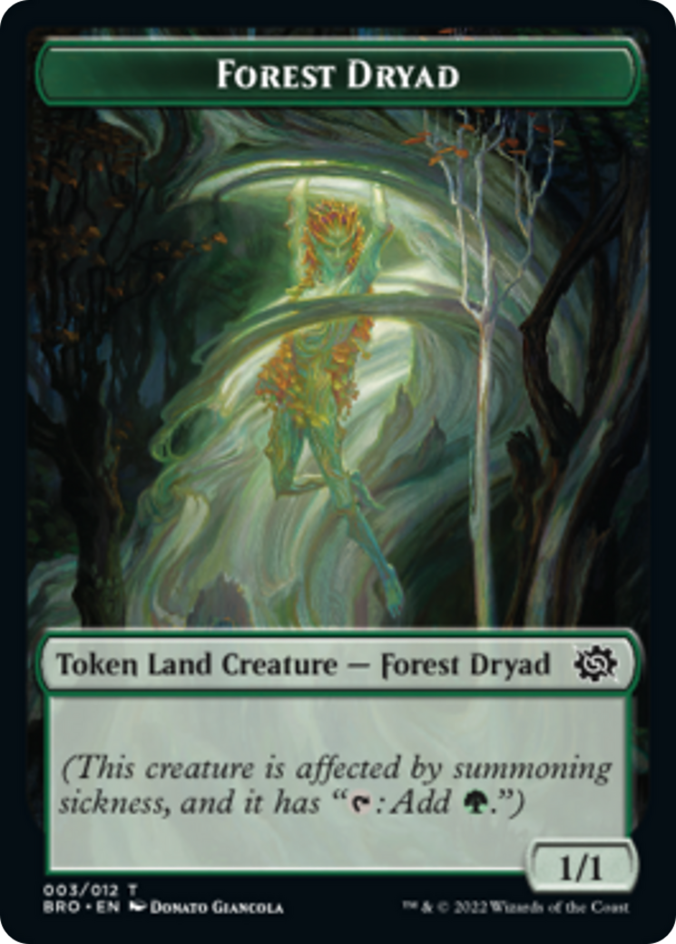 Forest Dryad Token [The Brothers' War Tokens] | Gear Gaming Bentonville