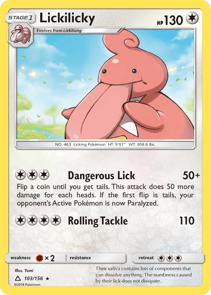 Lickilicky (103/156) [Sun & Moon: Ultra Prism] | Gear Gaming Bentonville