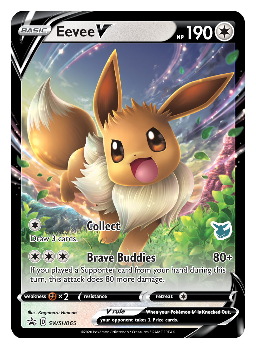 Eevee V (SWSH065) (Eevee Deck) [Battle Academy 2022] | Gear Gaming Bentonville