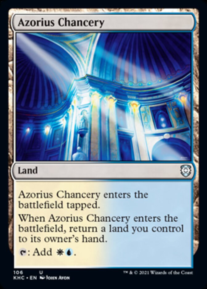 Azorius Chancery [Kaldheim Commander] | Gear Gaming Bentonville