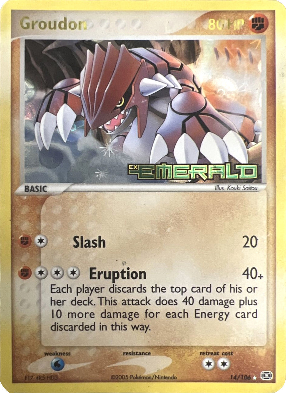 Groudon (14/106) (Stamped) [EX: Emerald] | Gear Gaming Bentonville