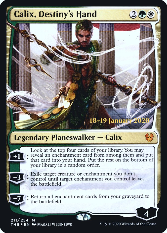 Calix, Destiny's Hand [Theros Beyond Death Prerelease Promos] | Gear Gaming Bentonville