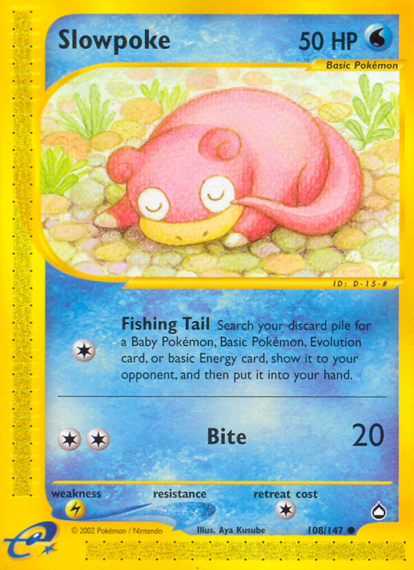 Slowpoke (108/147) [Aquapolis] | Gear Gaming Bentonville