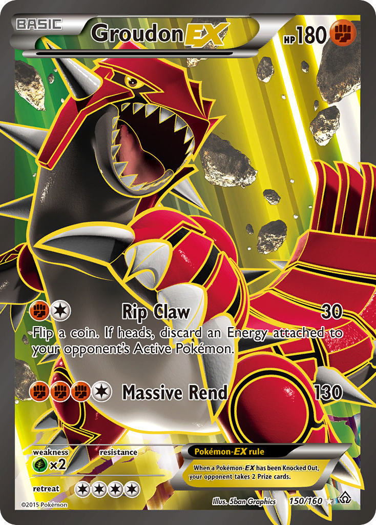 Groudon EX (150/160) [XY: Primal Clash] | Gear Gaming Bentonville