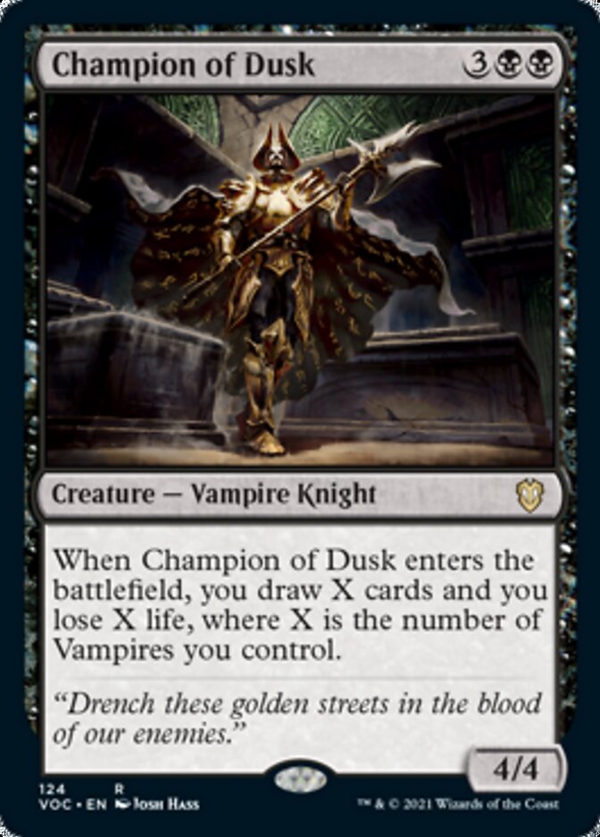 Champion of Dusk [Innistrad: Crimson Vow Commander] | Gear Gaming Bentonville