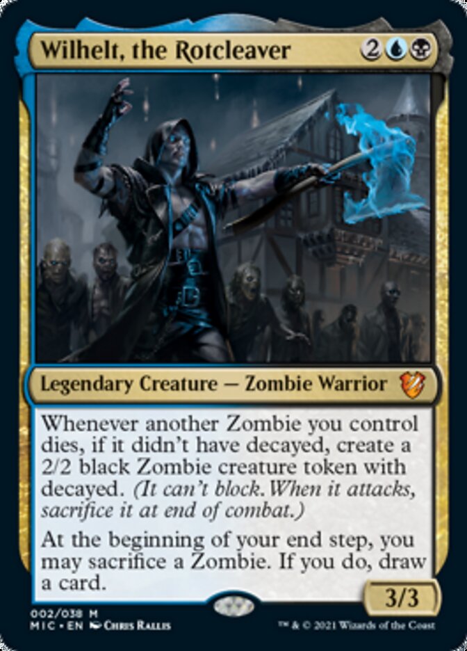 Wilhelt, the Rotcleaver (Display Commander) [Innistrad: Midnight Hunt Commander] | Gear Gaming Bentonville