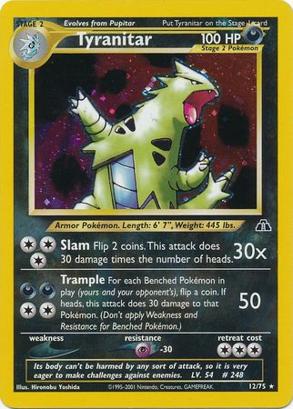 Tyranitar (12/75) [Neo Discovery Unlimited] | Gear Gaming Bentonville