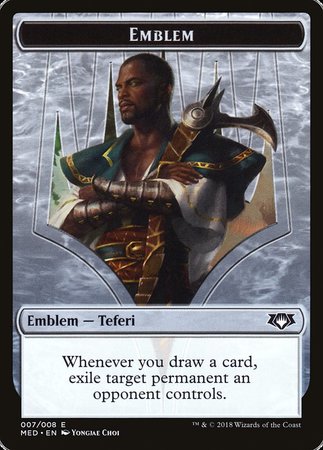 Emblem - Teferi, Hero of Dominaria [Mythic Edition: Guilds of Ravnica] | Gear Gaming Bentonville