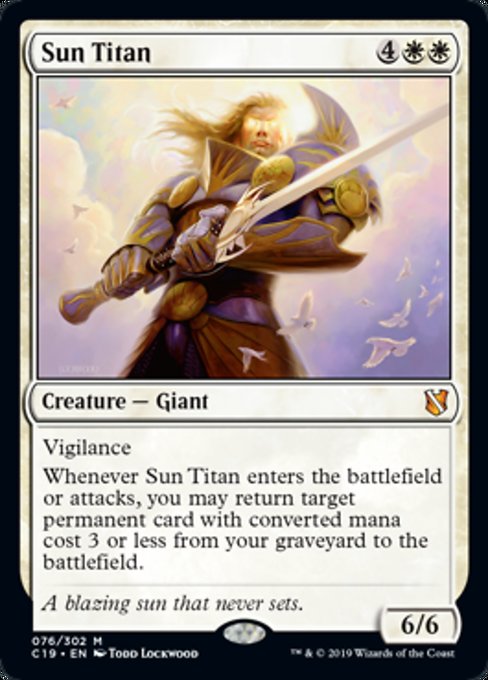 Sun Titan [Commander 2019] | Gear Gaming Bentonville