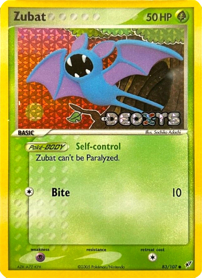 Zubat (83/107) (Stamped) [EX: Deoxys] | Gear Gaming Bentonville