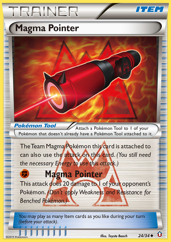 Magma Pointer (24/34) [XY: Double Crisis] | Gear Gaming Bentonville