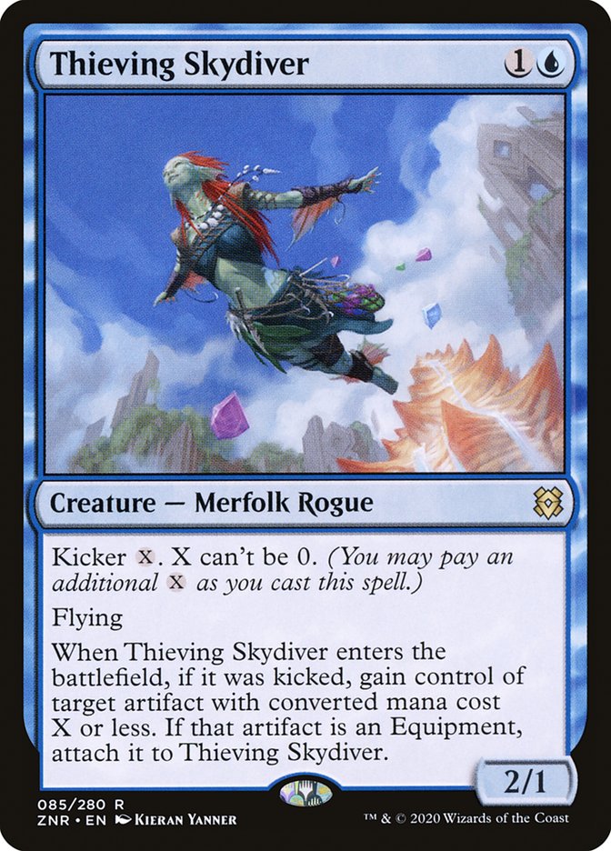 Thieving Skydiver [Zendikar Rising] | Gear Gaming Bentonville