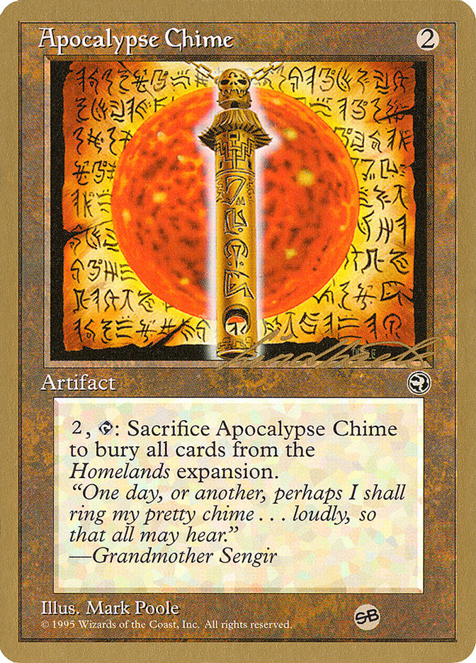 Apocalypse Chime (Leon Lindback) (SB) [Pro Tour Collector Set] | Gear Gaming Bentonville