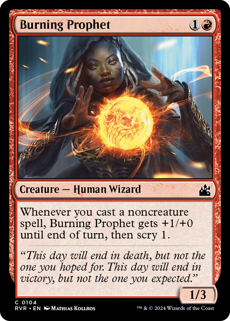 Burning Prophet [Ravnica Remastered] | Gear Gaming Bentonville