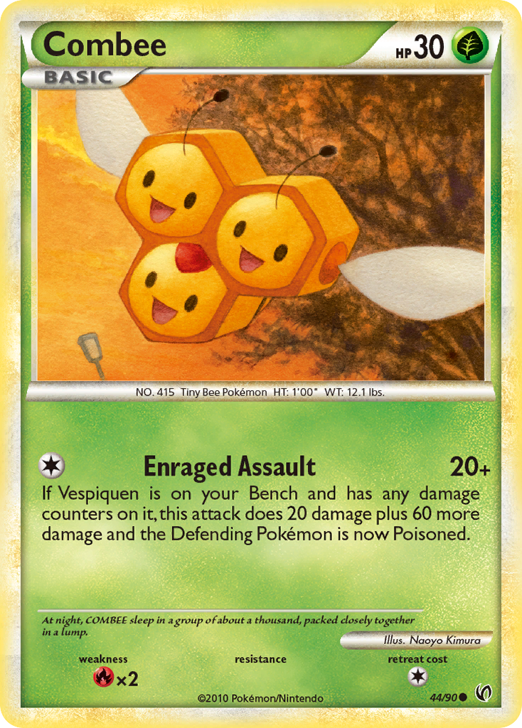 Combee (44/90) [HeartGold & SoulSilver: Undaunted] | Gear Gaming Bentonville