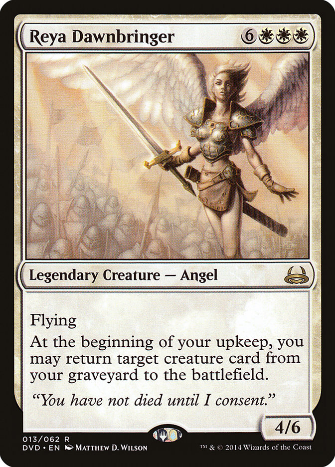 Reya Dawnbringer (Divine vs. Demonic) [Duel Decks Anthology] | Gear Gaming Bentonville