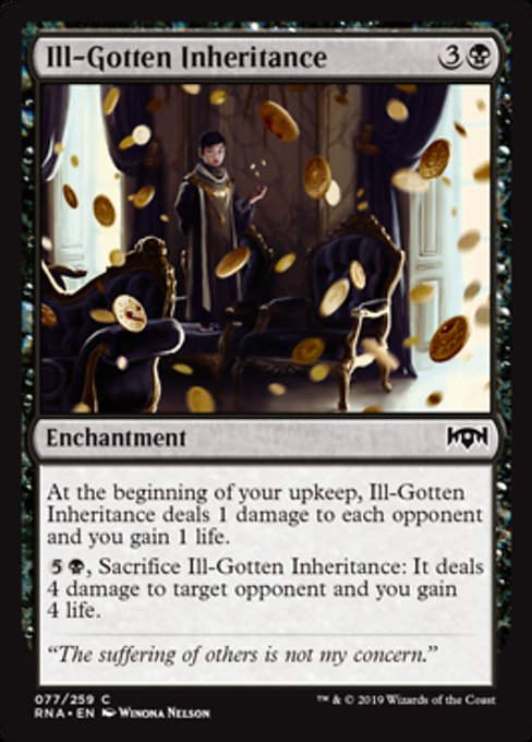 Ill-Gotten Inheritance [Ravnica Allegiance] | Gear Gaming Bentonville