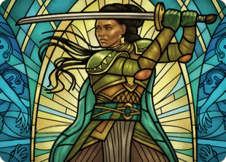 Shanna, Purifying Blade Art Card 2 [Dominaria United Art Series] | Gear Gaming Bentonville