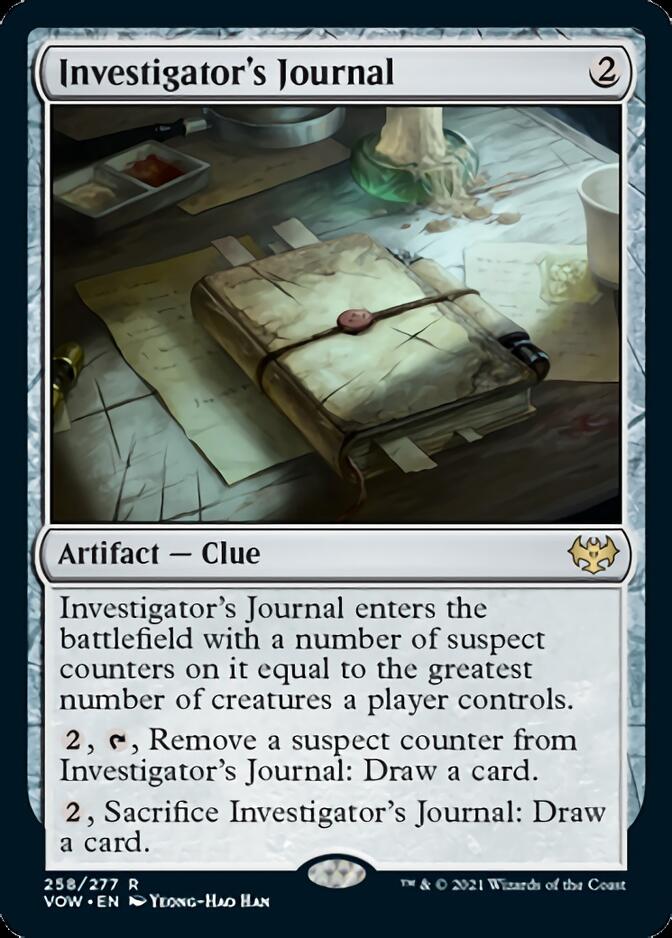 Investigator's Journal [Innistrad: Crimson Vow] | Gear Gaming Bentonville