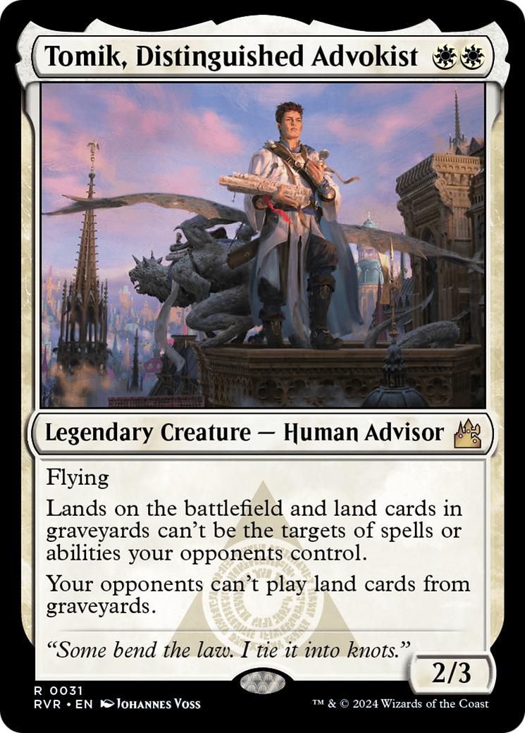 Tomik, Distinguished Advokist [Ravnica Remastered] | Gear Gaming Bentonville