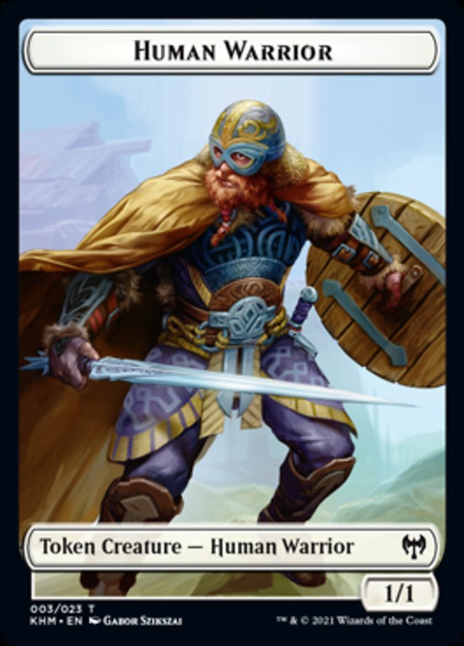 Human Warrior Token [Kaldheim] | Gear Gaming Bentonville