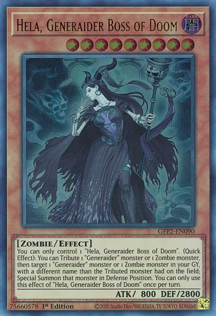 Hela, Generaider Boss of Doom [GFP2-EN090] Ultra Rare | Gear Gaming Bentonville