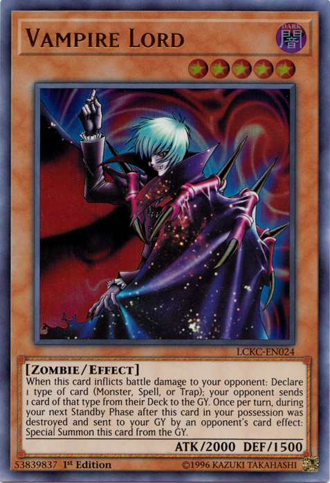 Vampire Lord [LCKC-EN024] Ultra Rare | Gear Gaming Bentonville