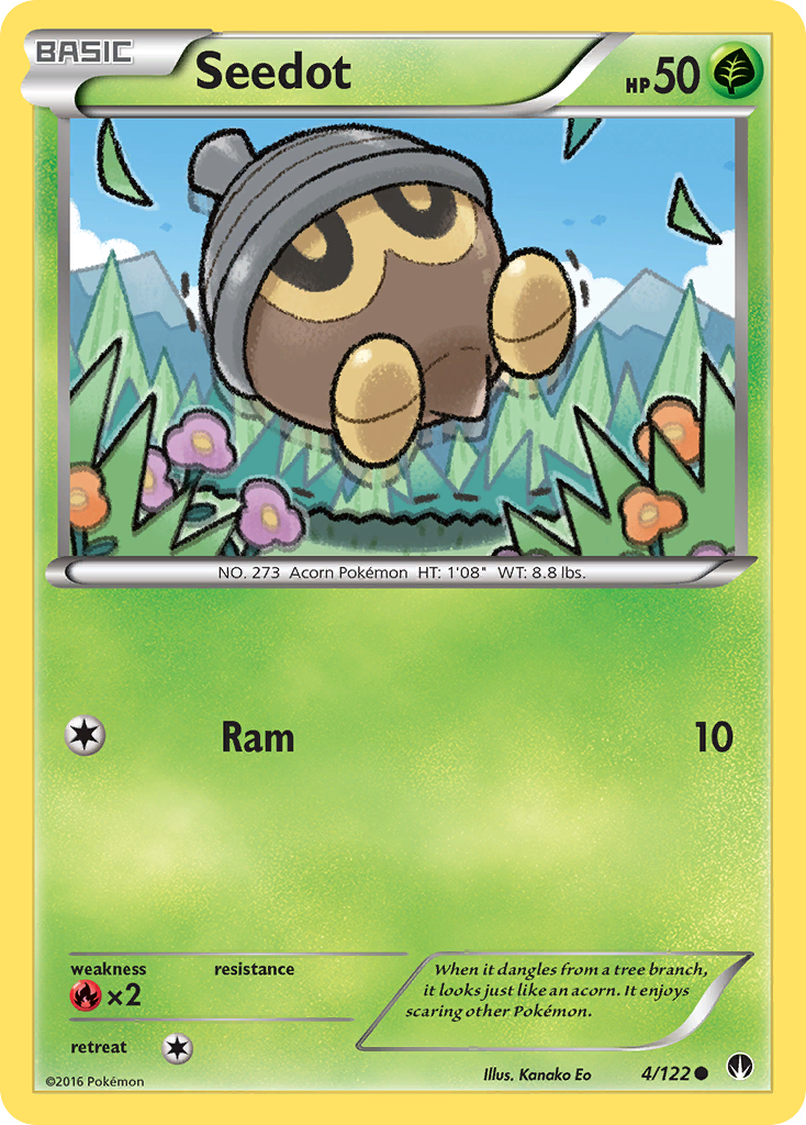 Seedot (4/122) [XY: BREAKpoint] | Gear Gaming Bentonville