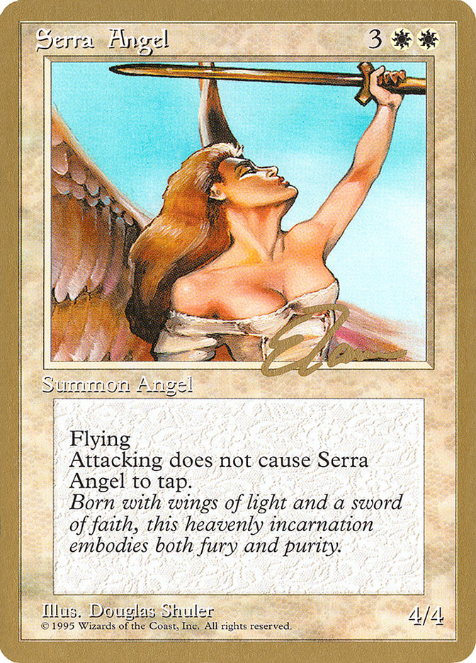 Serra Angel (Eric Tam) [Pro Tour Collector Set] | Gear Gaming Bentonville