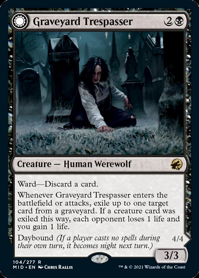 Graveyard Trespasser // Graveyard Glutton [Innistrad: Midnight Hunt] | Gear Gaming Bentonville