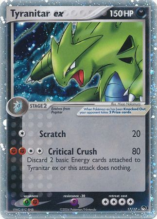 Tyranitar ex (17/17) (Holo) [POP Series 1] | Gear Gaming Bentonville