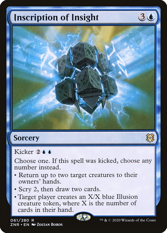 Inscription of Insight [Zendikar Rising] | Gear Gaming Bentonville