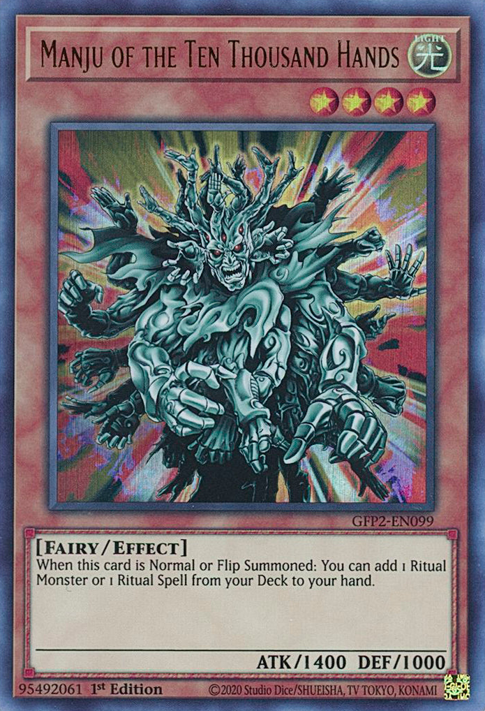 Manju of the Ten Thousand Hands [GFP2-EN099] Ultra Rare | Gear Gaming Bentonville