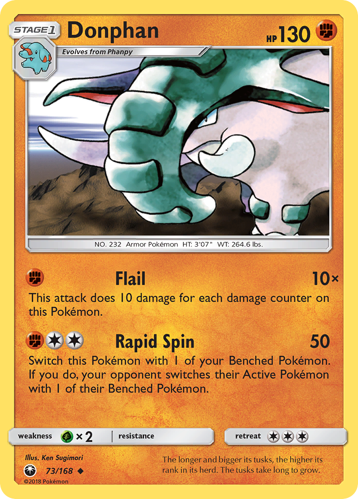 Donphan (73/168) [Sun & Moon: Celestial Storm] | Gear Gaming Bentonville