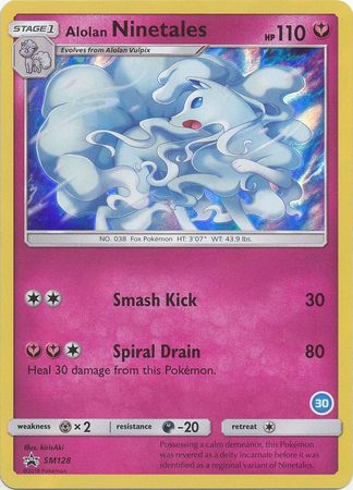 Alolan Ninetales (SM128) (Deck Exclusive #30) [Sun & Moon: Trainer Kit - Alolan Ninetales] | Gear Gaming Bentonville