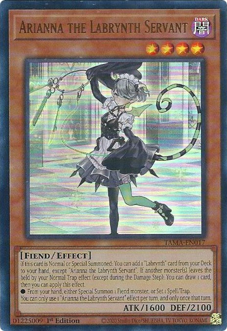 Arianna the Labrynth Servant [TAMA-EN017] Ultra Rare | Gear Gaming Bentonville