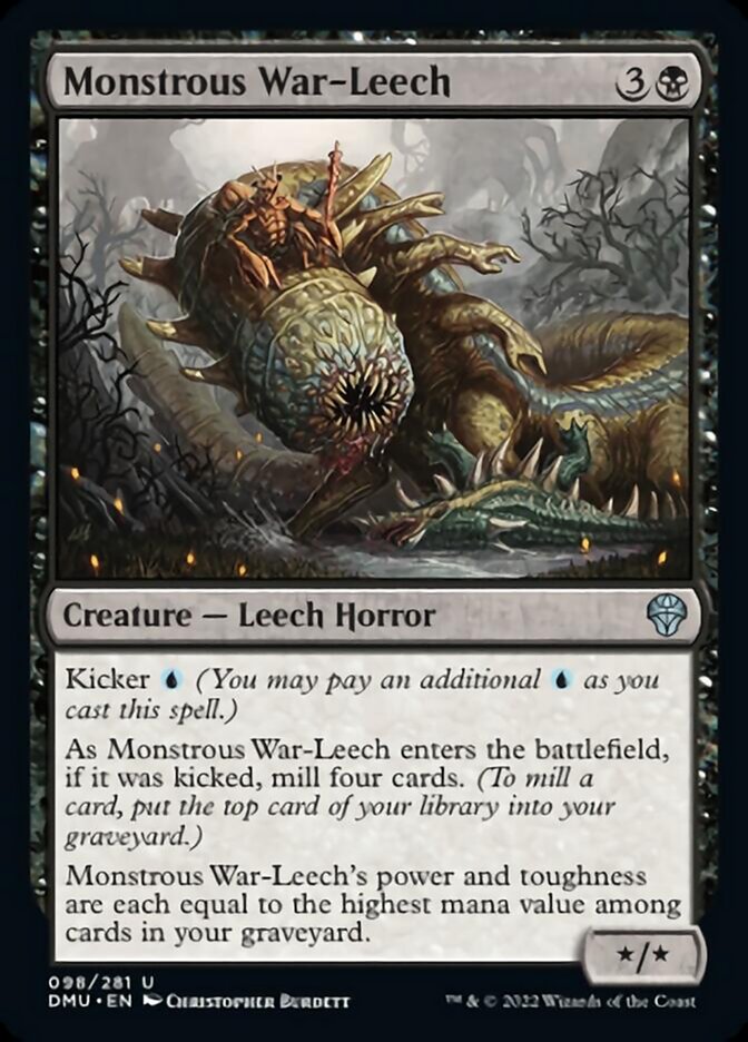 Monstrous War-Leech [Dominaria United] | Gear Gaming Bentonville