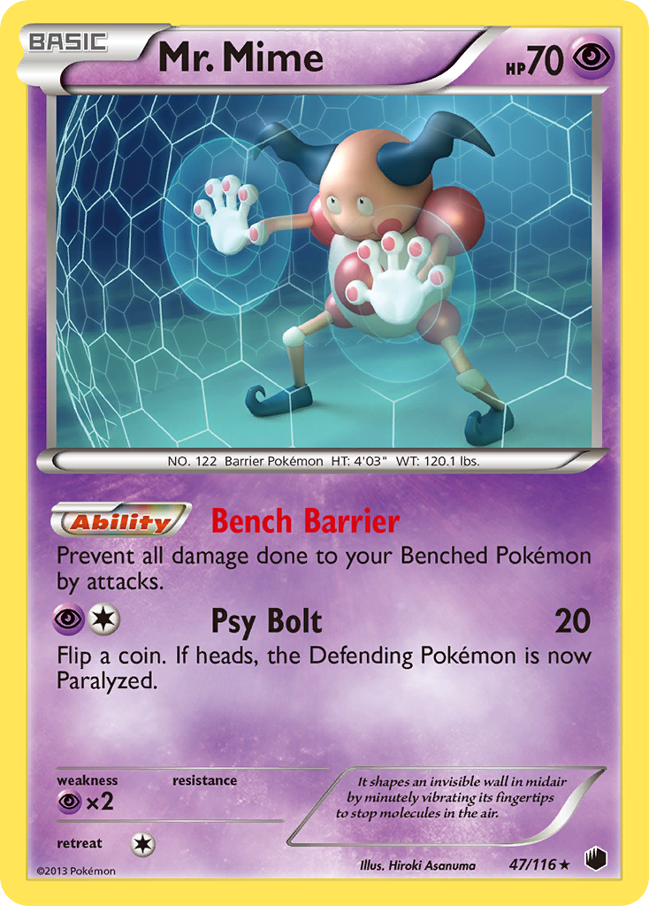 Mr. Mime (47/116) [Black & White: Plasma Freeze] | Gear Gaming Bentonville