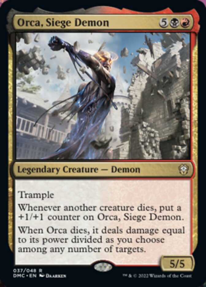 Orca, Siege Demon [Dominaria United Commander] | Gear Gaming Bentonville