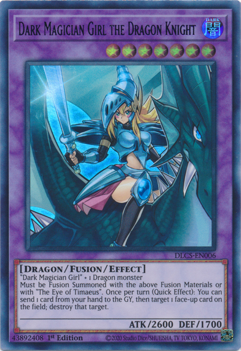 Dark Magician Girl the Dragon Knight (Purple) [DLCS-EN006] Ultra Rare | Gear Gaming Bentonville