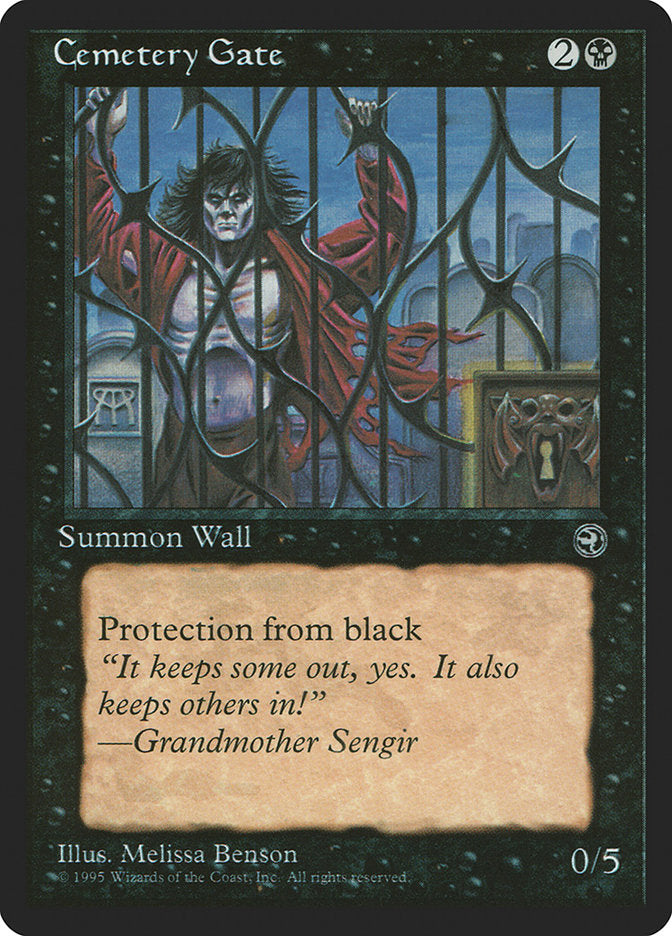 Cemetery Gate (Grandmother Sengir Flavor Text) [Homelands] | Gear Gaming Bentonville