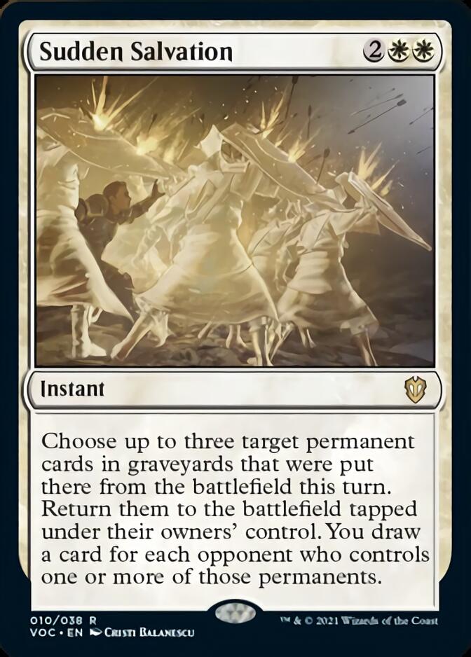 Sudden Salvation [Innistrad: Crimson Vow Commander] | Gear Gaming Bentonville