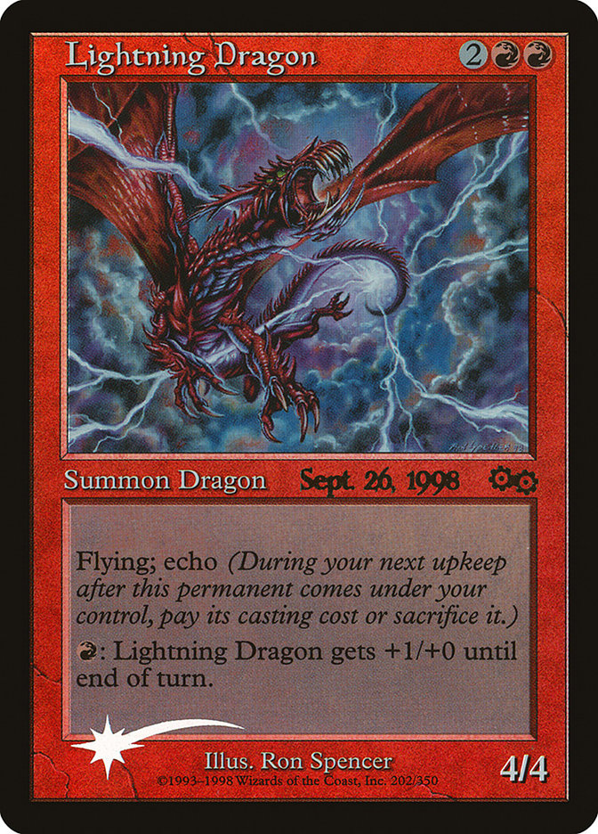 Lightning Dragon [Urza's Saga Promos] | Gear Gaming Bentonville