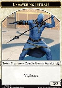 Unwavering Initiate // Wurm Token [Amonkhet Tokens] | Gear Gaming Bentonville